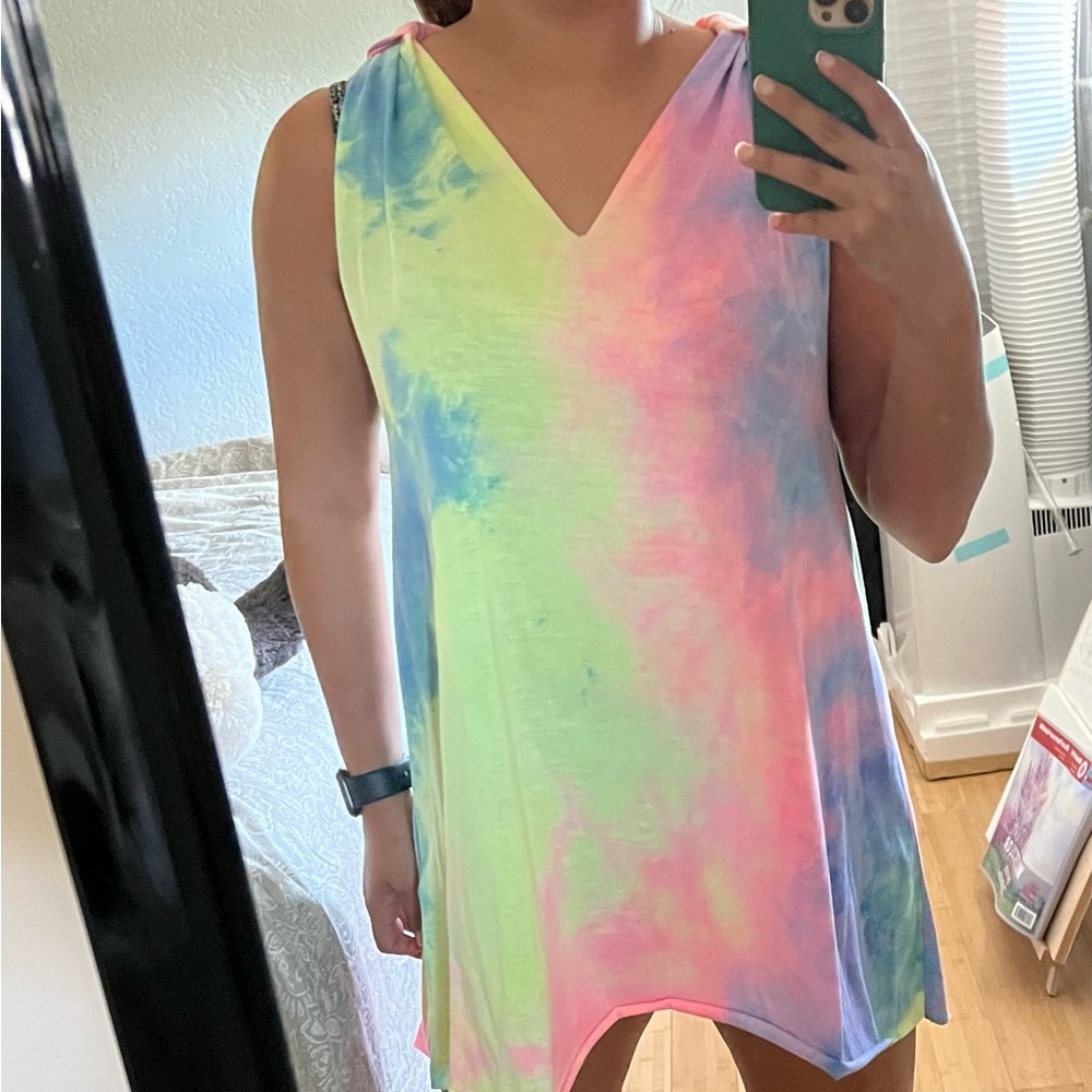 tie-dye dress